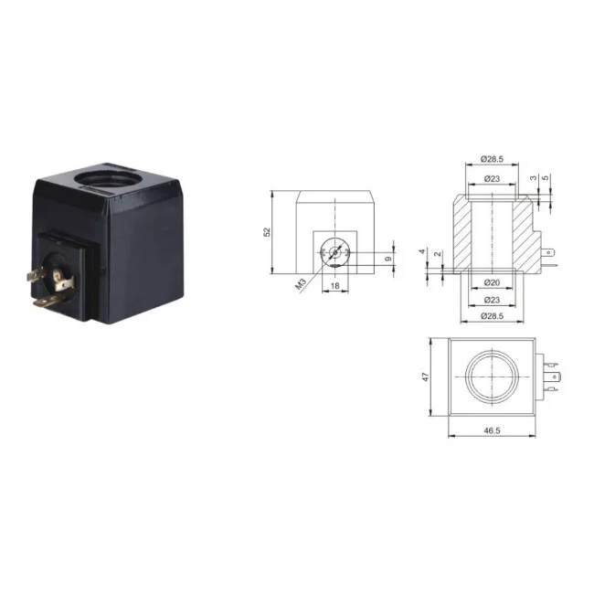 Hydraulische magneetspoel